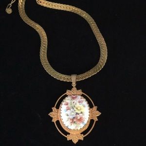 Vintage Miriam Haskell princess pendant